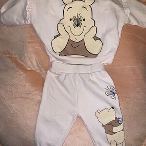 Cute Bear Graphic Baby Outfit